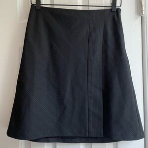 LOFT Black A-Line Skirt